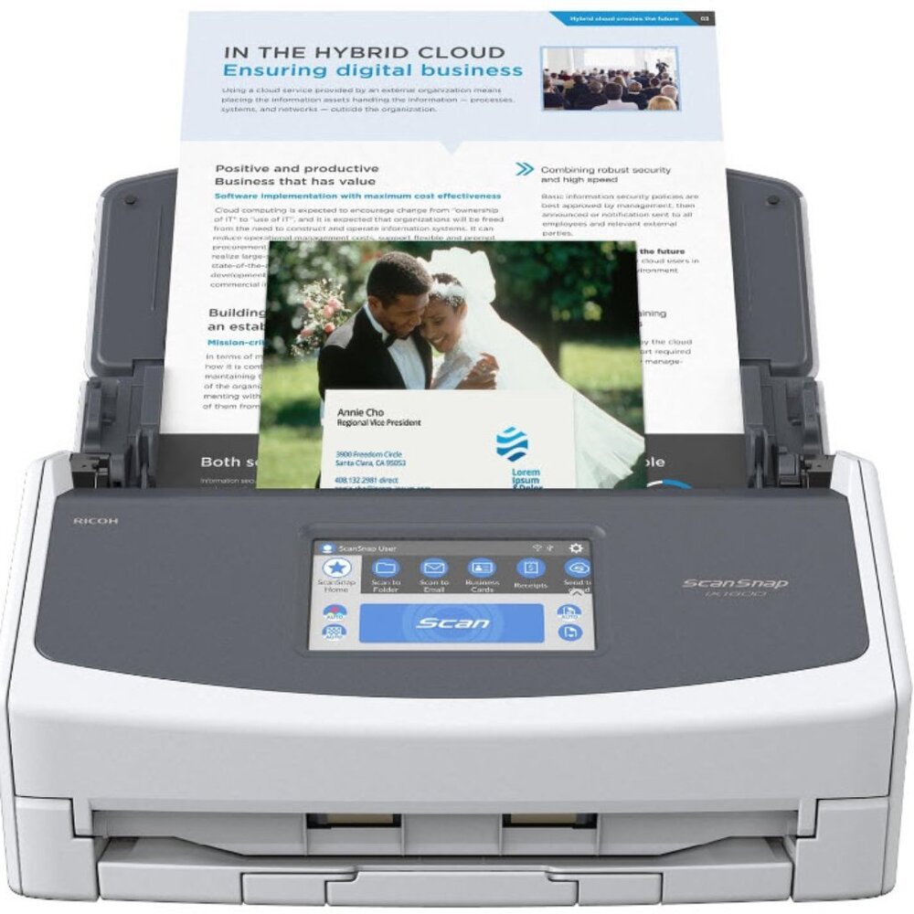 SOLD - ScanSnap iX1600 Wireless/USB High-Speed Cloud Enabled Scanner